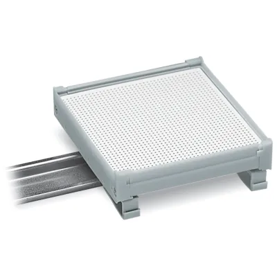 WAGO Rastfuß für TS 35 | 288-622 | Montagesockel Elektronik-Leergehäuse | 18x8x69,4 mm | Kunststoff | IP20 | grau