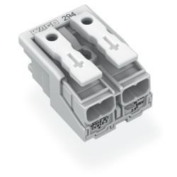 WAGO 294-5002 Klemmleiste 2p ws Serie 294 24A 0,5-2,5qmm
