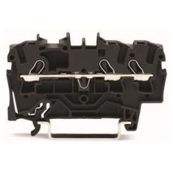 WAGO 3 Leiter Durchgangklemme 2002-1305 TOPJOB S schwarz 2,5qmm