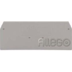 Wago 3-Leiter-FV-Abschlussplatte 279-308 asymetrisch grau Wago 3-Leiter-FV-Absch