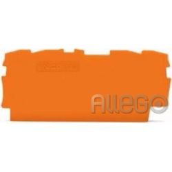 Wago 4Leiter-Abschlussplatte 2000-1492 orange Wago 4Leiter-Abschlussplatte 2000-