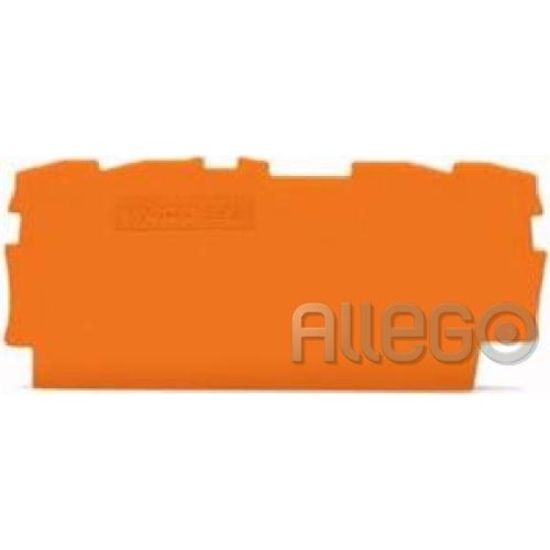 Bild: Wago 4Leiter-Abschlussplatte 2000-1492 orange Wago 4Leiter-Abschlussplatte 2000-