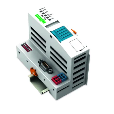 WAGO Feldbuskoppler CANopen 750-348 | ECO D-Sub | 24V DC | integrierte Stromversorgung | IP20 | Federzuganschluss