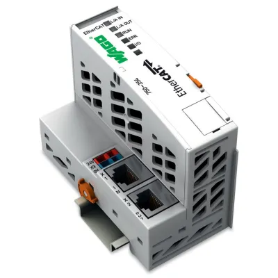 WAGO Feldbuskoppler 750-354 EtherCAT | 2x Industrial Ethernet | 24V DC | digitale & analoge E/A | ATEX 3G/3D | IP20
