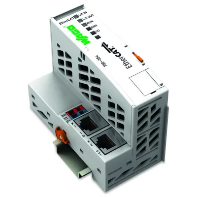 WAGO Feldbuskoppler 750-354 EtherCAT | 2x Industrial Ethernet | 24V DC | digitale & analoge E/A | ATEX 3G/3D | IP20