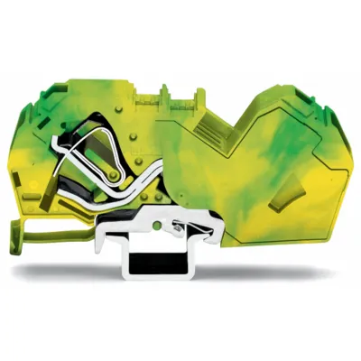 WAGO 2-Leiter-Schutzleiterklemme 785-607 | Reihenklemme 6-35 mm² | CAGE CLAMP | Hutschiene TH35 | grün-gelb