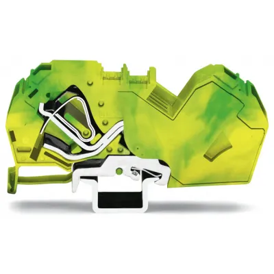 WAGO 2-Leiter-Schutzleiterklemme 785-607 | Reihenklemme 6-35 mm² | CAGE CLAMP | Hutschiene TH35 | grün-gelb