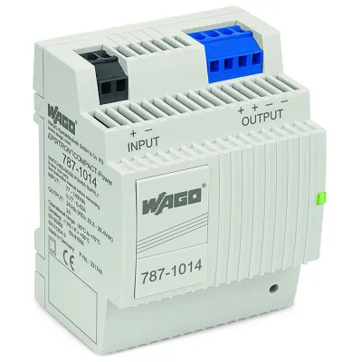 WAGO DC-DC-Wandler 787-1014/072-000 | 72V Eingang | 24V Ausgang | 2A | 48W | Hutschienenmontage | IP20 | kurzschlussfest