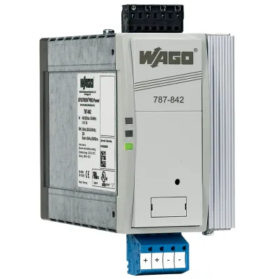 WAGO Stromversorgung 3-phasig 787-842 | 24V DC 20A | Hutschiene | einstellbar | PowerBoost | 480W | IP20