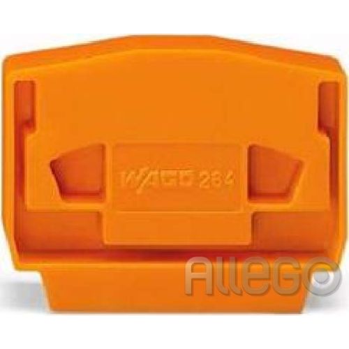 Bild: Wago Abschluß-u.Zwischenplatte grau 4mm dick 264-368