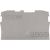Bild: Wago Abschluss-/Zwischenplatte grau 2002-1291