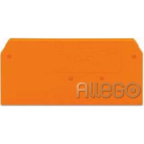 Bild: WAGO Abschlußplatte 2,5mm orange 281-329