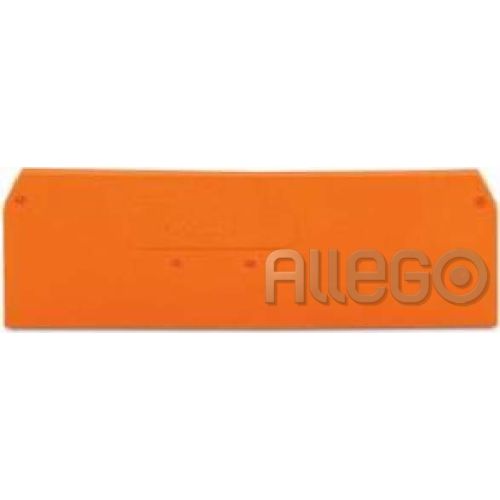 Bild: WAGO Abschlußplatte 2,5mm orange 281-335