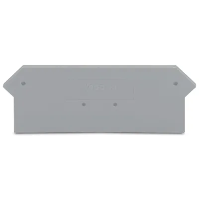 WAGO Abschluss- und Zwischenplatte 280-316 | 2,5 mm | rastbar | UL94 V0 | grau