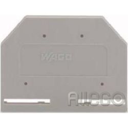 WAGO Abschlußplatte grau 281-301