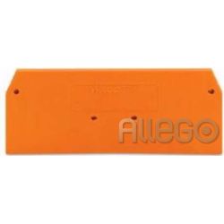 Wago Abschlußplatte orange, 2,5mm dick 280-326