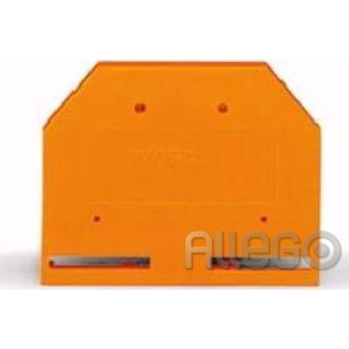Bild: WAGO Abschlußplatte orange 283-302