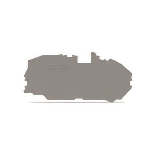 Bild: WAGO Abschlussplatte u. Zwischenplatte 1mm grau