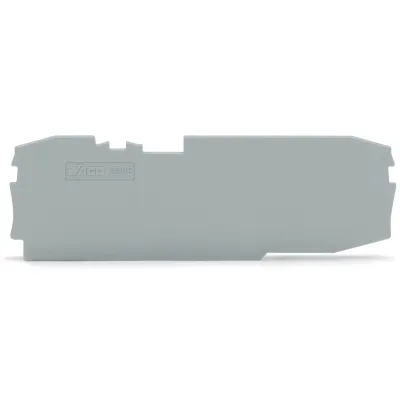 WAGO Abschlussplatte u. Zwischenplatte 2006-1691 grau