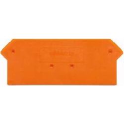 WAGO Abschlussplatte u. Zwischenplatte 280-317 orange