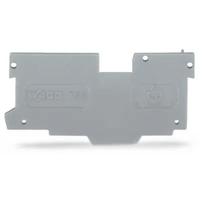 WAGO Abschluss- und Zwischenplatte 769-307 | Serie 769 | 1,1 mm | rastbar | V0 UL94 | grau