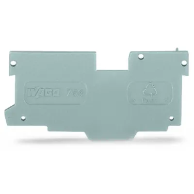WAGO Abschluss- und Zwischenplatte 769-307 | Serie 769 | 1,1 mm | rastbar | V0 UL94 | grau