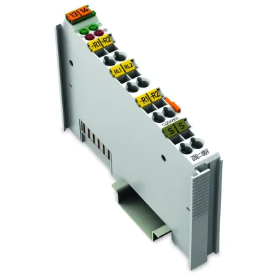 WAGO Analog Eingangsmodul 750-461/000-007 | 2-Kanal | Widerstandsmessung 10-5000 Ohm | 12 Bit | DC 5V | IP20 | lichtgrau