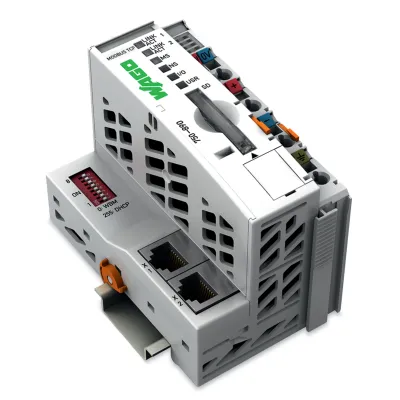 WAGO SPS-Steuerung modular 750-890 | Controller 24V DC | Modbus TCP | 2x Ethernet | SD-Karten-Slot | Industrie