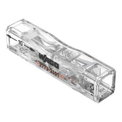 WAGO Durchgangsverbinder max. 4 mm² transparent