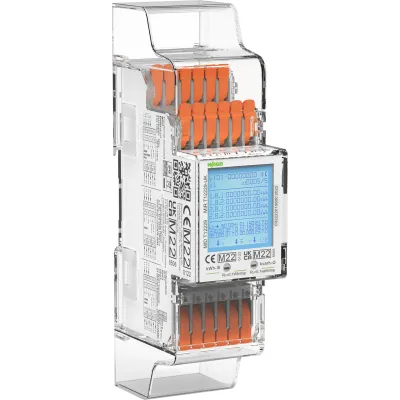 WAGO Energiezähler 879-3040 | 3x230/400V | MID | für Wandleranschluss 1A/5A | Modbus & M-Bus | S0 | 4 Tarife | 35mm