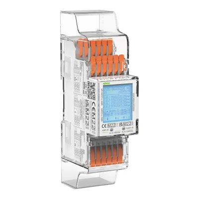 WAGO Energiezähler 879-3040 | 3x230/400V | MID | für Wandleranschluss 1A/5A | Modbus & M-Bus | S0 | 4 Tarife | 35mm