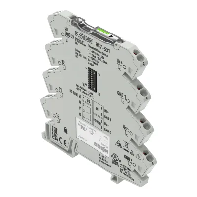 WAGO Grenzwertschalter 857-531 | Analogwerte | 1 Wechsler | Digitalausgang | konfigurierbar | DC 24V | 6 mm