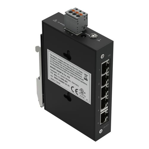 Bild: Wago Industrial-Eco-Switch 5 Ports 100Base-TX schwarz