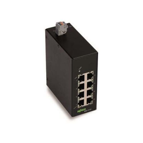 Bild: Wago Industrial-Eco-Switch 8-Port 1000BASE-T schwarz