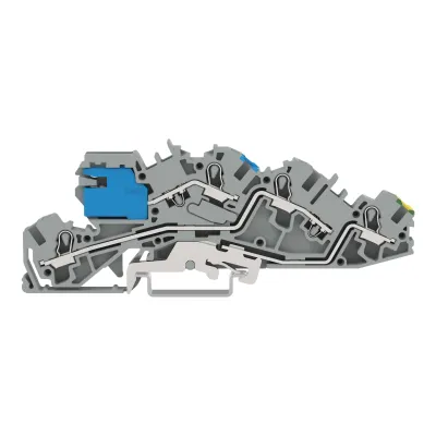 WAGO Installations-Etagenklemme 2005-7641 | TOPJOB S | 0,5-6mm² | 36A | N-Trennschlitten | Hutschiene | grau