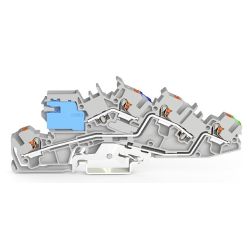 Wago Installationsetagen- 2205-7641 klemme,mit Drücker,4 mm²,grau