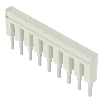 WAGO Kammbrücker 2002-409 | Querverbinder 9-fach steckbar isoliert | 25A | 800V | Berührungsschutz | lichtgrau