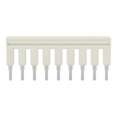 WAGO Kammbrücker 2002-409 | Querverbinder 9-fach steckbar isoliert | 25A | 800V | Berührungsschutz | lichtgrau