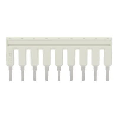 WAGO Kammbrücker 2002-409 | Querverbinder 9-fach steckbar isoliert | 25A | 800V | Berührungsschutz | lichtgrau