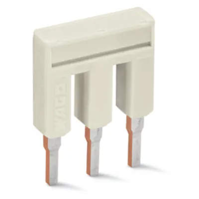 WAGO Kammbrücker 2002-403 | Querverbinder 3-fach steckbar isoliert | 25A 800V | Rastermaß 5,2mm | grau