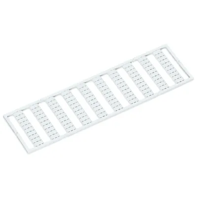 WAGO Klemmenmarkierung 793-501 | WMB-Beschriftungskarte | unbedruckt | Rastermaß 5mm | horizontal & vertikal | weiß
