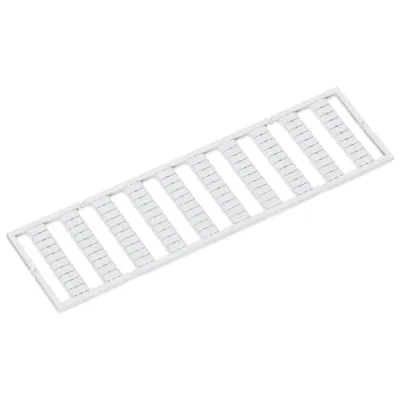 WAGO Klemmenmarkierung 793-5507 | WMB-Beschriftungskarte | 51-100 Ziffern | 5 mm | horizontal | aufrastbar | weiß