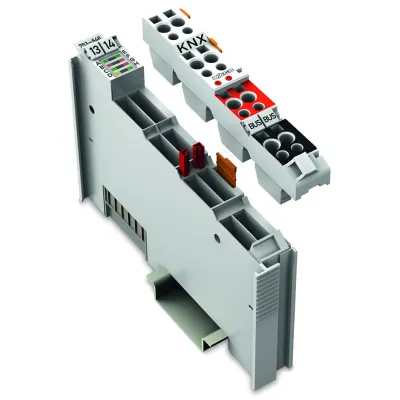 WAGO KNX/EIB/TP1 Busklemme 753-646 | Schnittstelle für Gebäudeautomation | 253 Kommunikationsobjekte | IP20 | lichtgrau