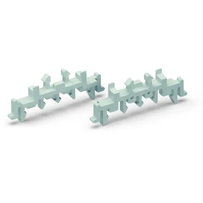 WAGO Kombifuß 288-002 | Sockel anrastbar für TS 15, TS 32, TS 35 | Kunststoff | IP20 | 5,5mm breit | grau