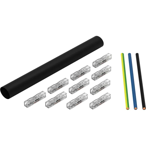 WAGO Leitungsreparatur-Set 207-5485/316-000 | Warmschrumpf | 8-24 mm | 5x0,75-4 mm² | mit Durchgangsverbindern