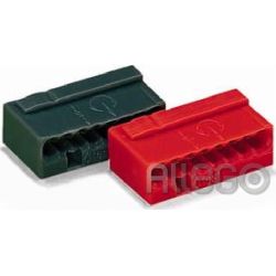 Wago Micro Dosenklemme 8x 0,6-0,8mm 243-808 rot Wago Micro Dosenklemme 8x 0,6-0,