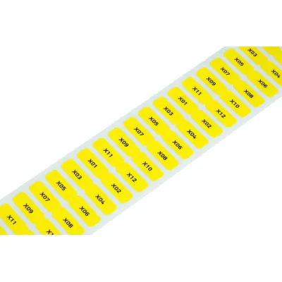 WAGO Etiketten 210-807 für Smart Printer | selbstklebend | 20x8 mm | 3000 Stück auf Rolle | weiß | permanent klebend