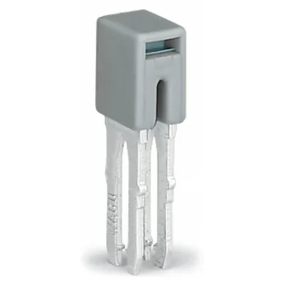WAGO Querverbinder 280-402 | Querbrücker für Reihenklemme | 24A | 800V | 2-polig | steckbar | isoliert | grau