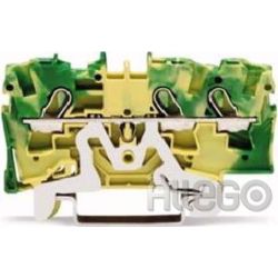 WAGO Schutzleiterklemme 3-Leiter, TS 35 2004-1307
