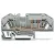 Bild: WAGO Sicherungsklemme 2-Leiter 282-696 | Flachsicherung Kfz | CAGE CLAMP | 0,2-6 mm² | Hutschiene | 25A 400V | grau